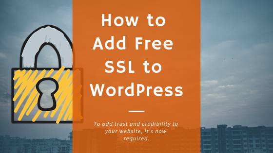 how to add free SSL WordPress